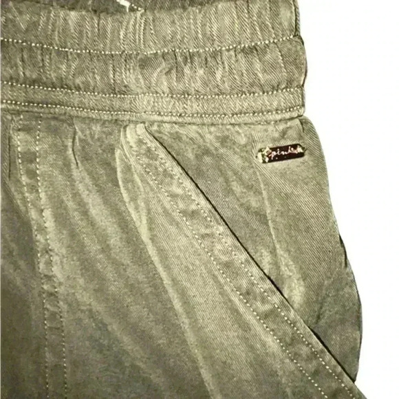 Pink by Victoria’s secret Army Green Draw String Joggers, Size‎  Small - Picture 4 of 4